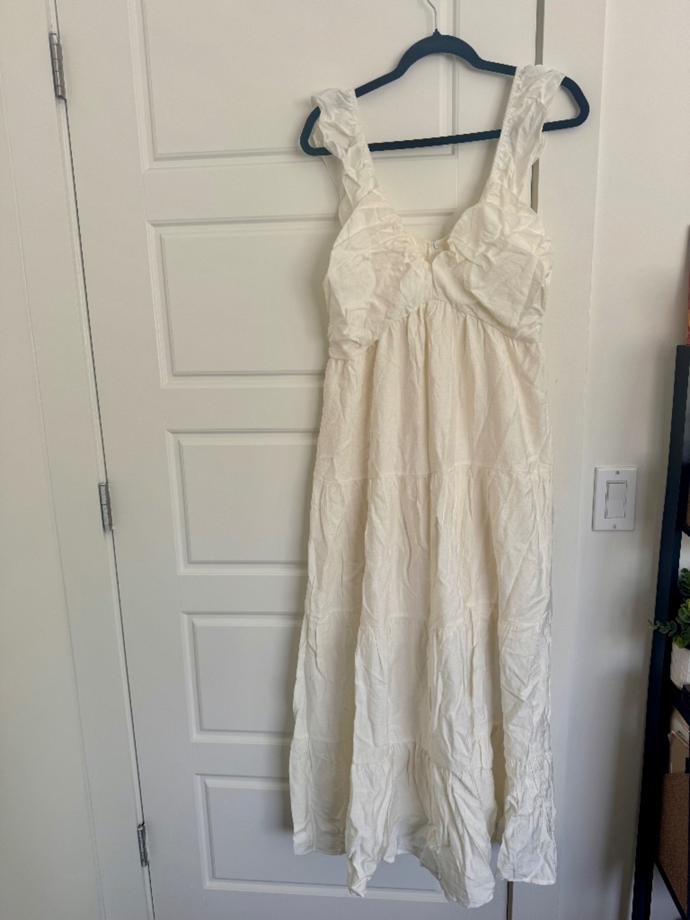 NEW beachsissi cream v-neck maxi dress